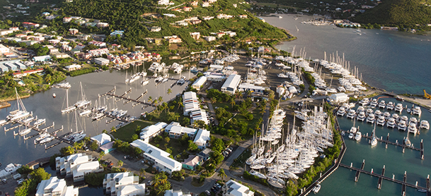 sky view of the BVI