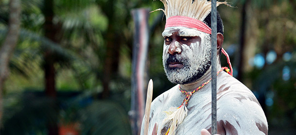 man with headdress