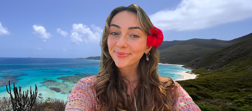 Payton McKinney in Virgin Gorda