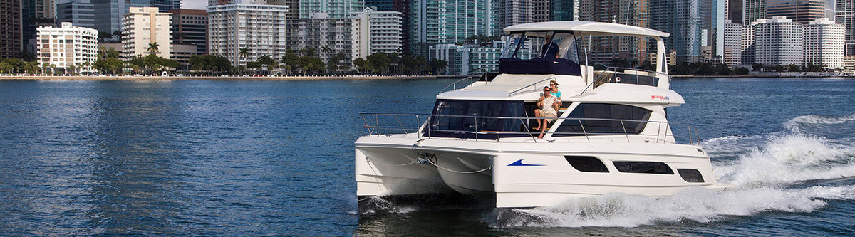 MarineMax Vacations Unveiled their New 48-Foot Power Catamaran