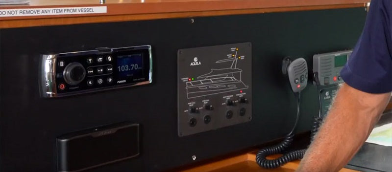 Using the Stereo System on Your Power Catamaran